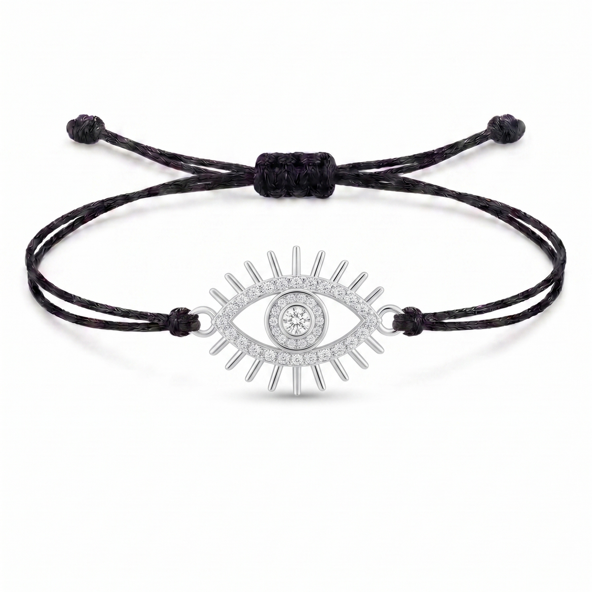 Eye Charm Cord Bracelet
