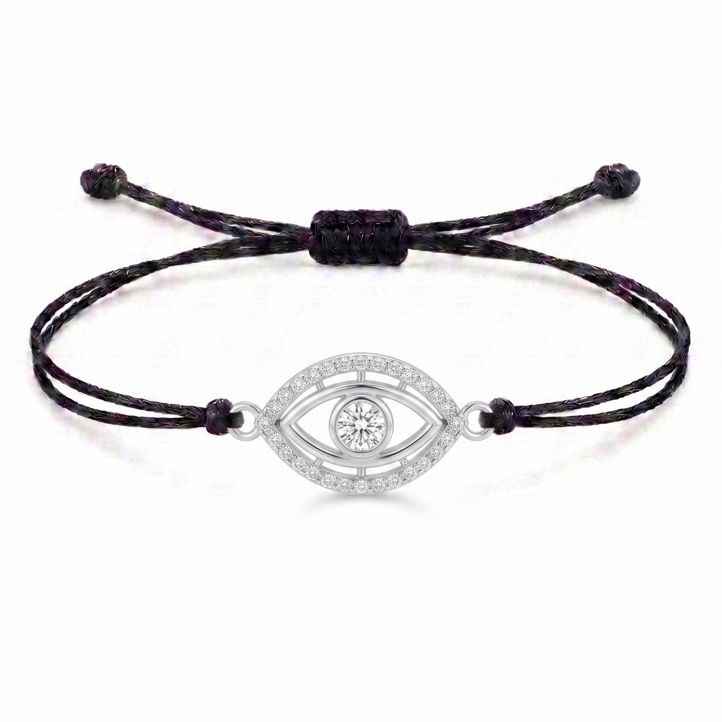 Protective Eye Charm Cord Bracelet