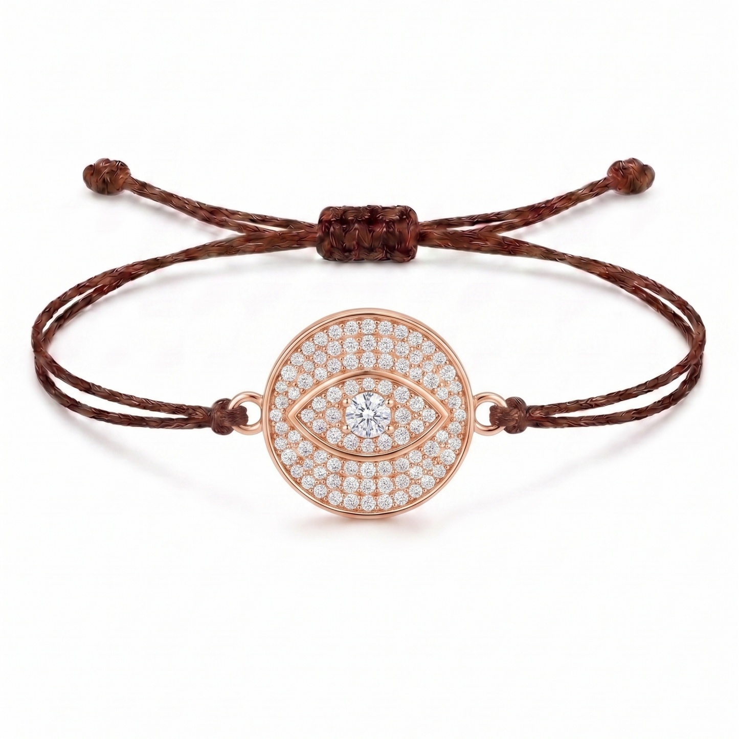 Radiant Eye Charm Cord Bracelet