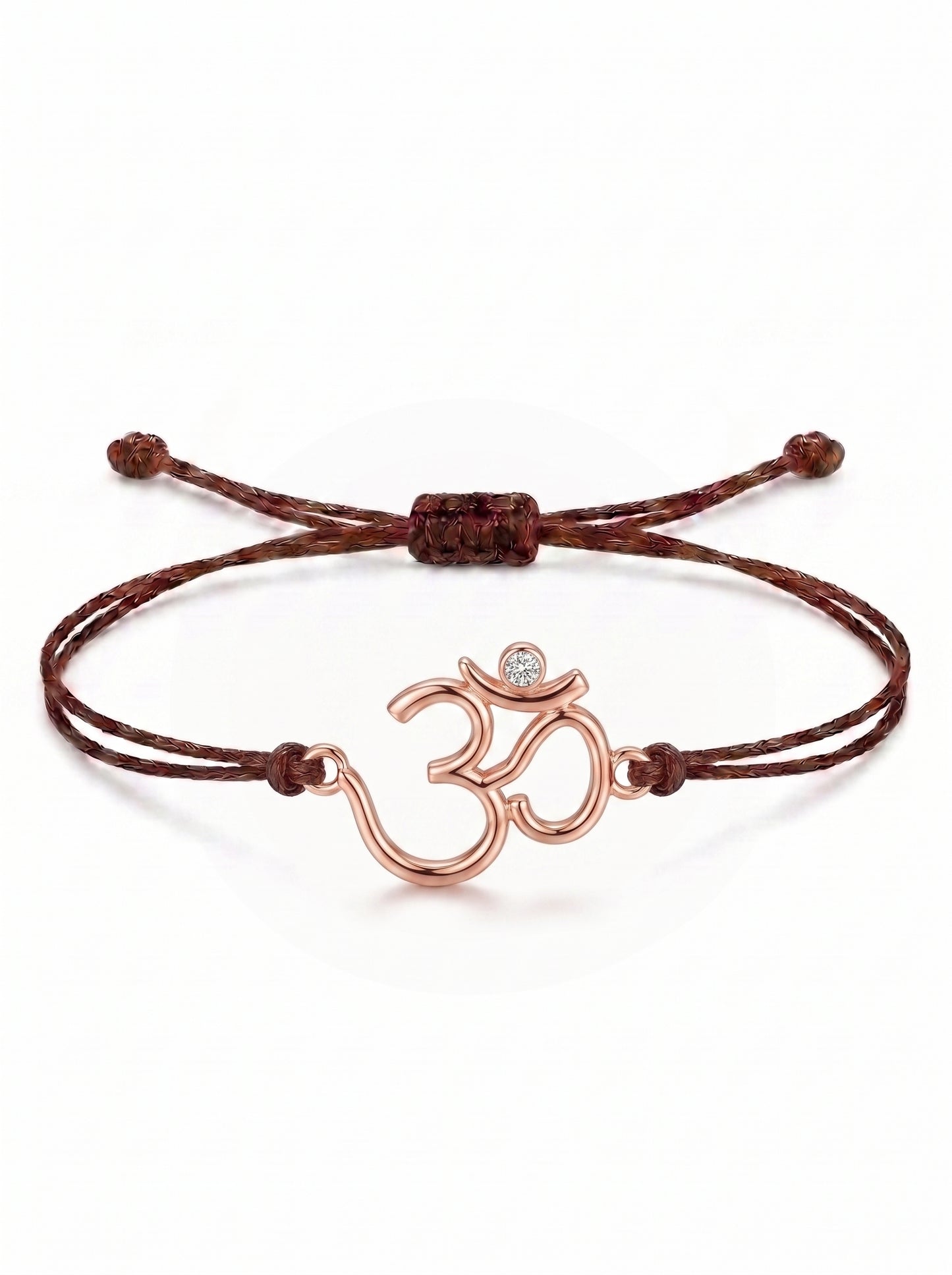 Om Divine Charm Cord Bracelet