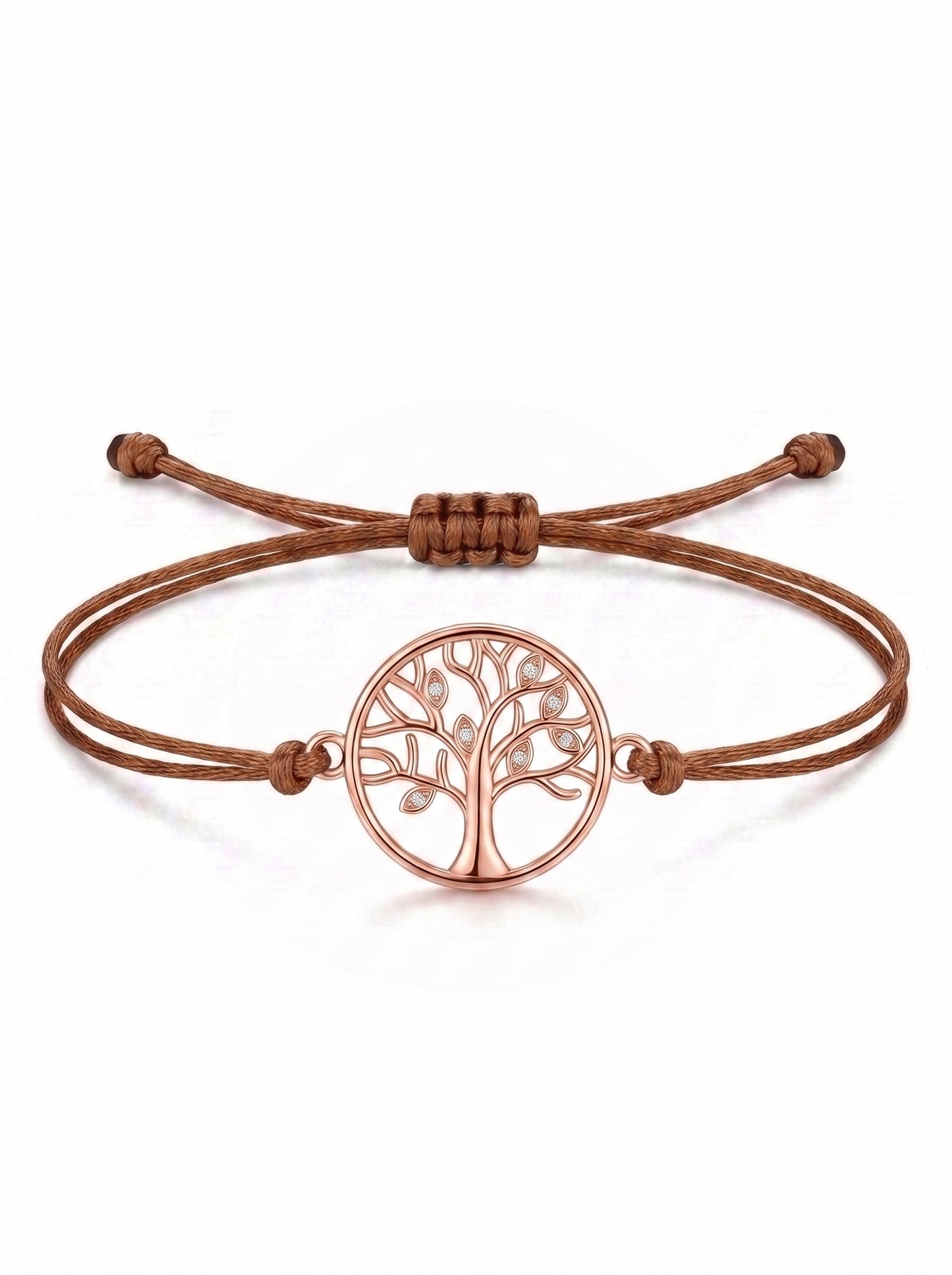Harmony Tree Charm Cord Bracelet
