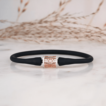 Flower Barrel Charm Rakhi Bracelet