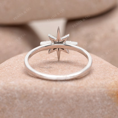 Round Diamond Premium Star Ring
