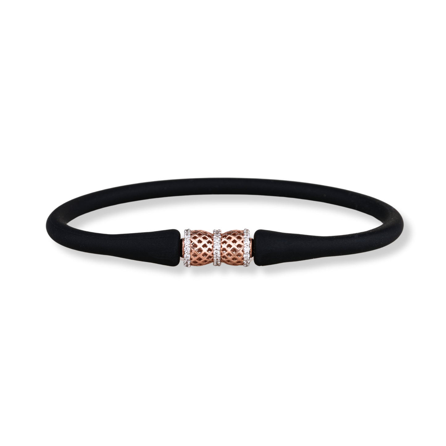 Diamond Barrel Charm Rakhi Bracelet