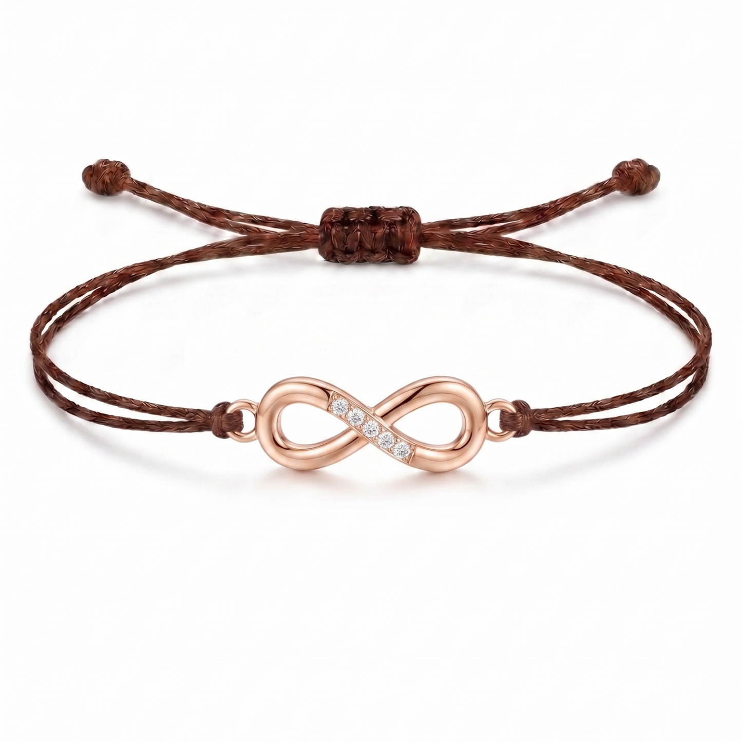 Infinity Charm Cord Bracelet