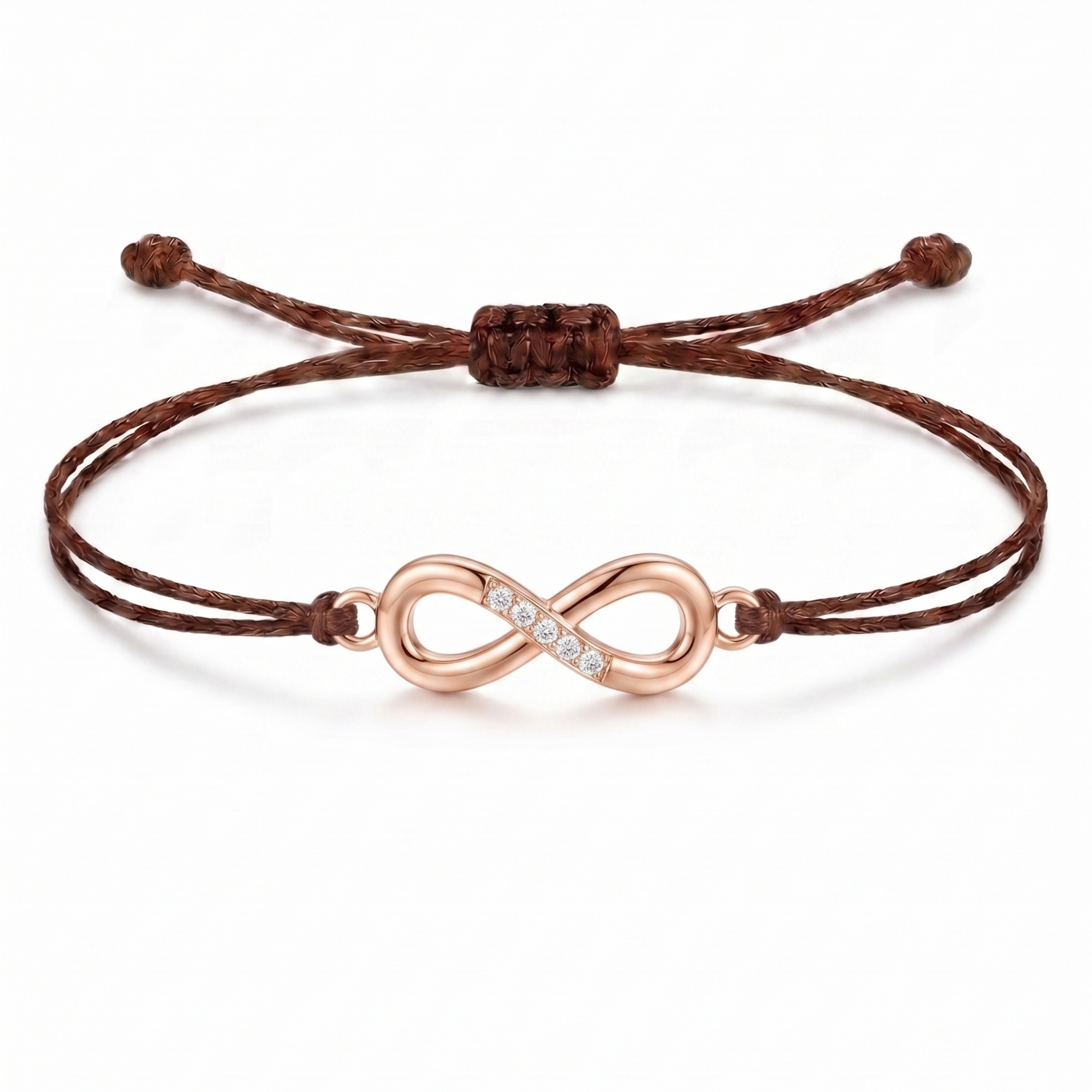 Infinity Charm Cord Bracelet