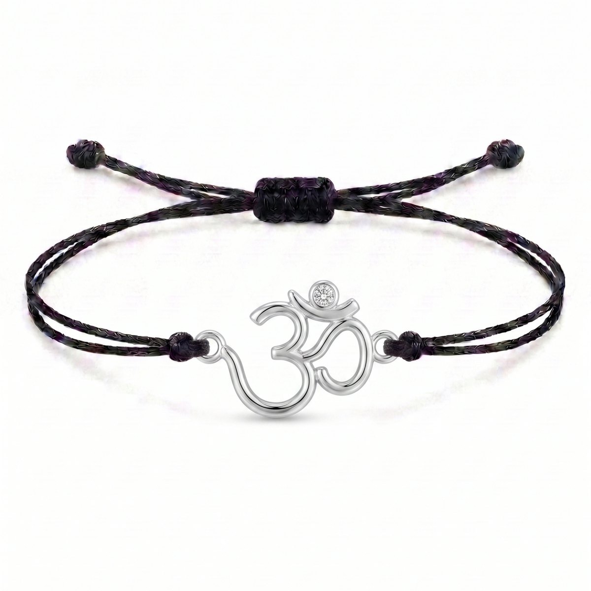 Om Divine Charm Cord Bracelet