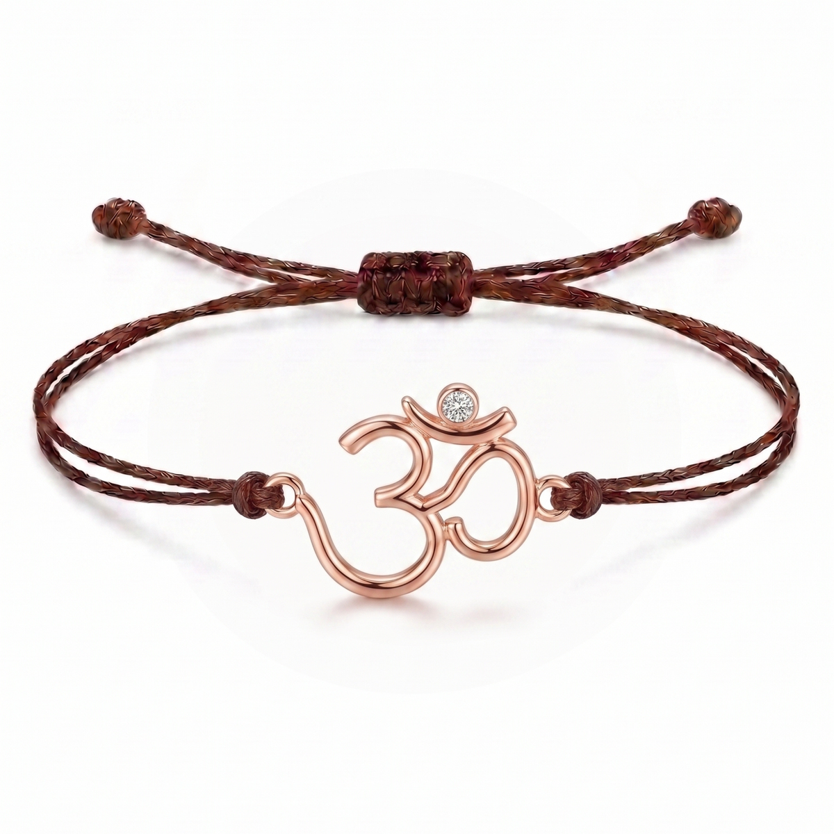 Om Divine Charm Cord Bracelet