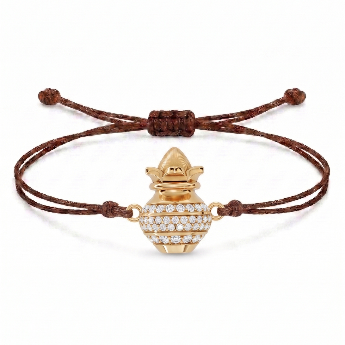 Kalash Charm Cord Bracelet
