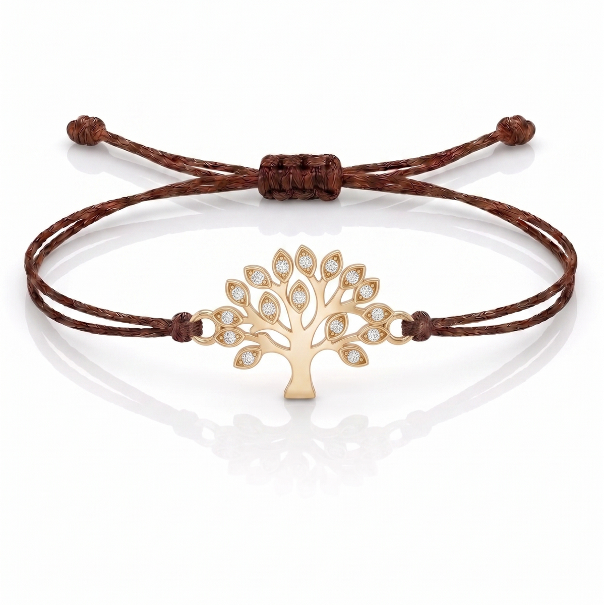 Tree of Life Charm Cord Bracelet