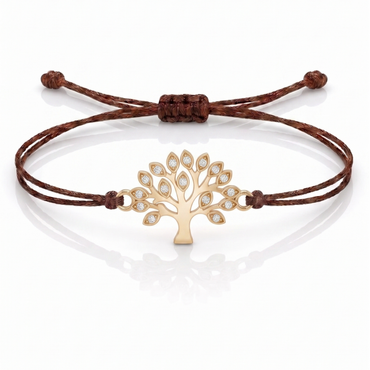 Tree of Life Charm Cord Bracelet