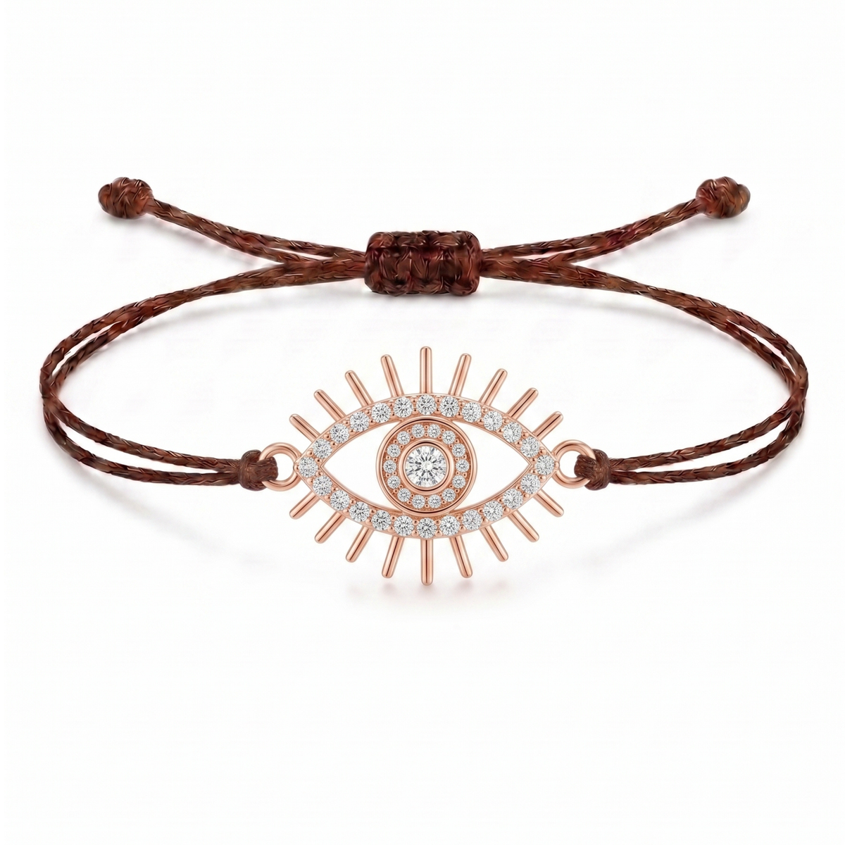 Eye Charm Cord Bracelet