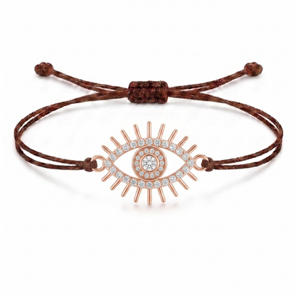 Eye Charm Cord Bracelet