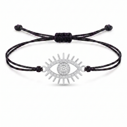 Eye Charm Cord Bracelet