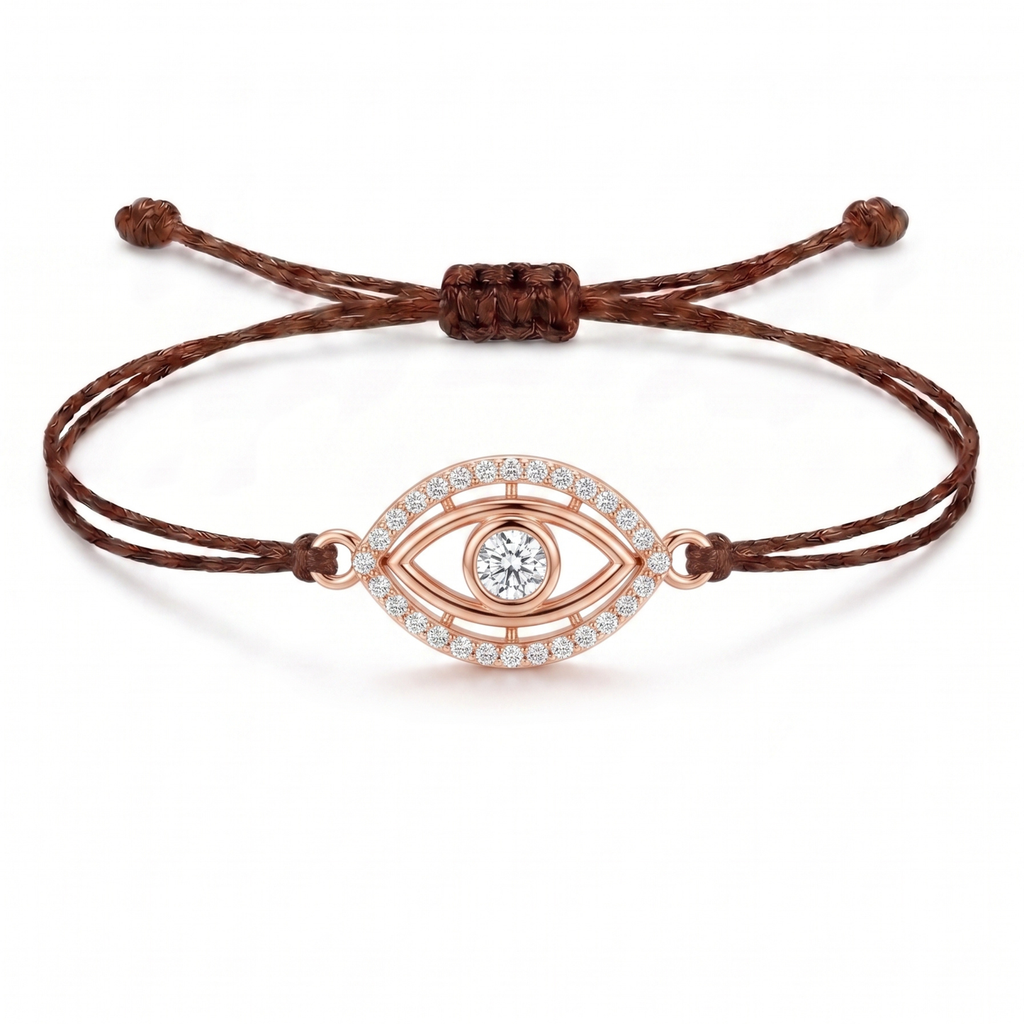 Protective Eye Charm Cord Bracelet