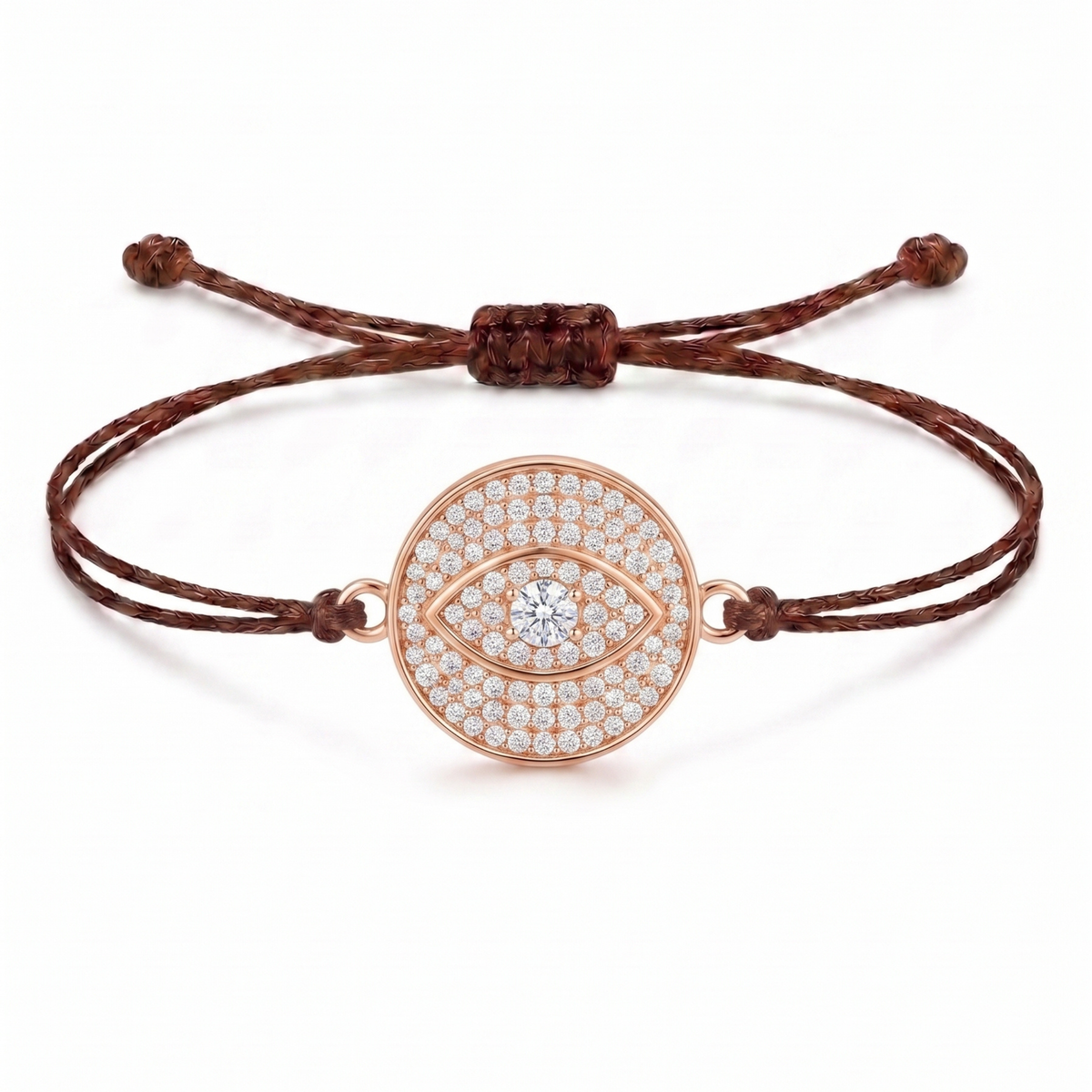 Radiant Eye Charm Cord Bracelet