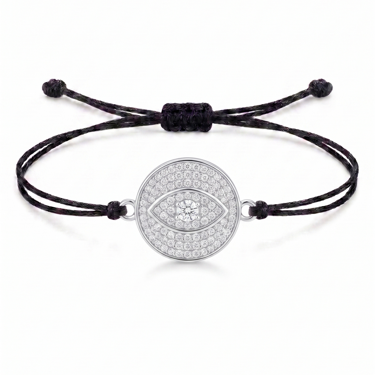 Radiant Eye Charm Cord Bracelet