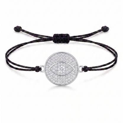 Radiant Eye Charm Cord Bracelet