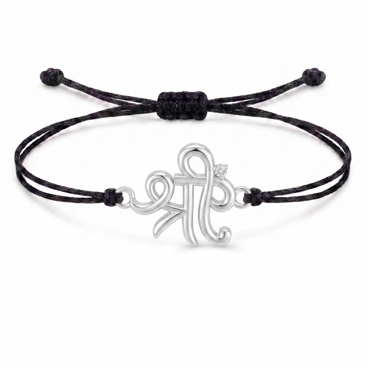 Shree Symbol Charm Cord Bracelet