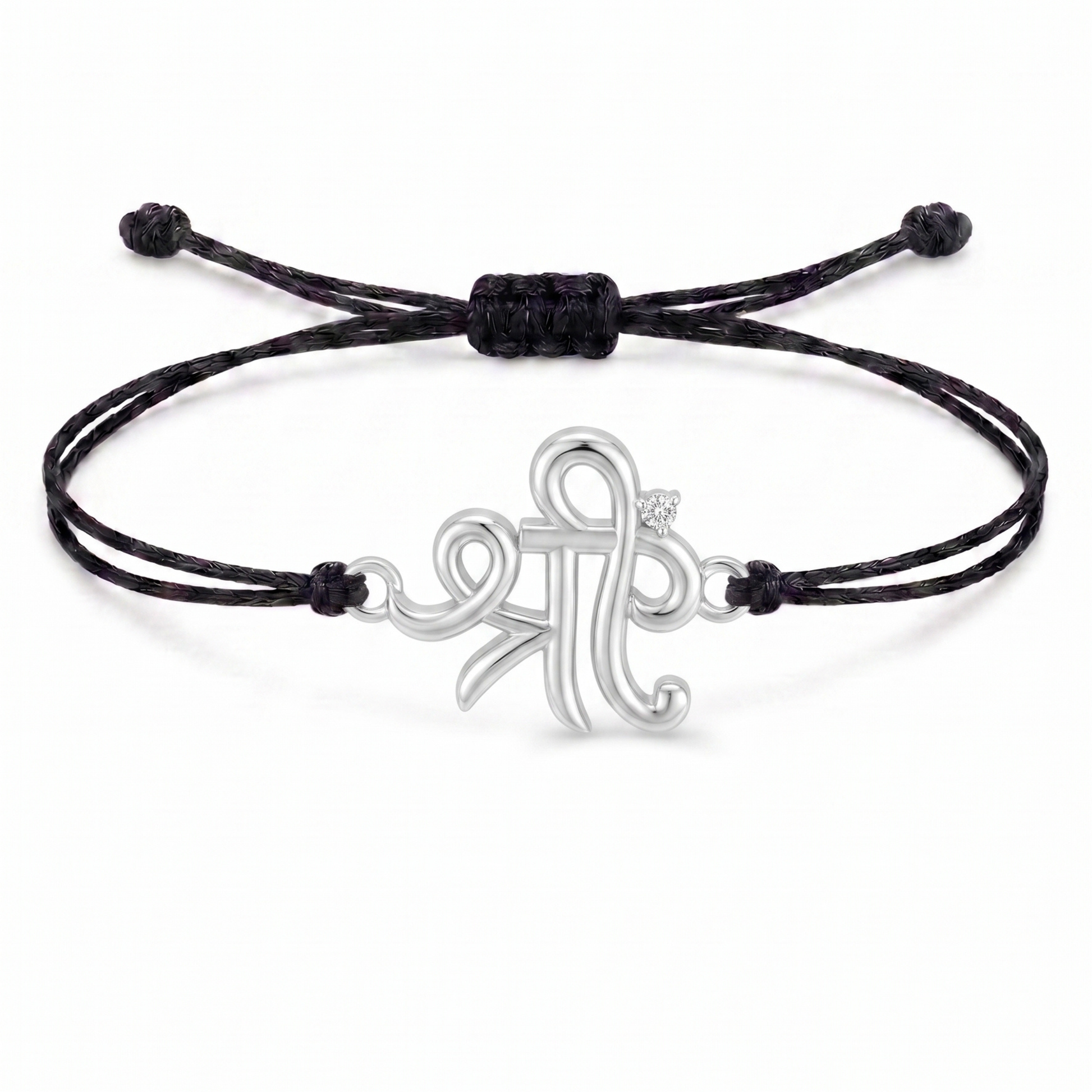 Shree Symbol Charm Cord Bracelet