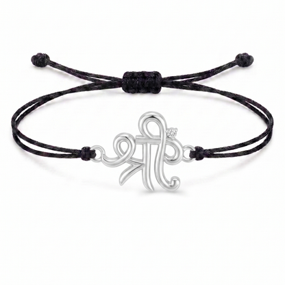 Shree Symbol Charm Cord Bracelet
