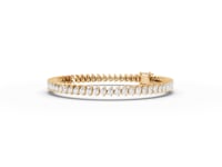 Pear Moissanite Diamonds Tennis Bracelet