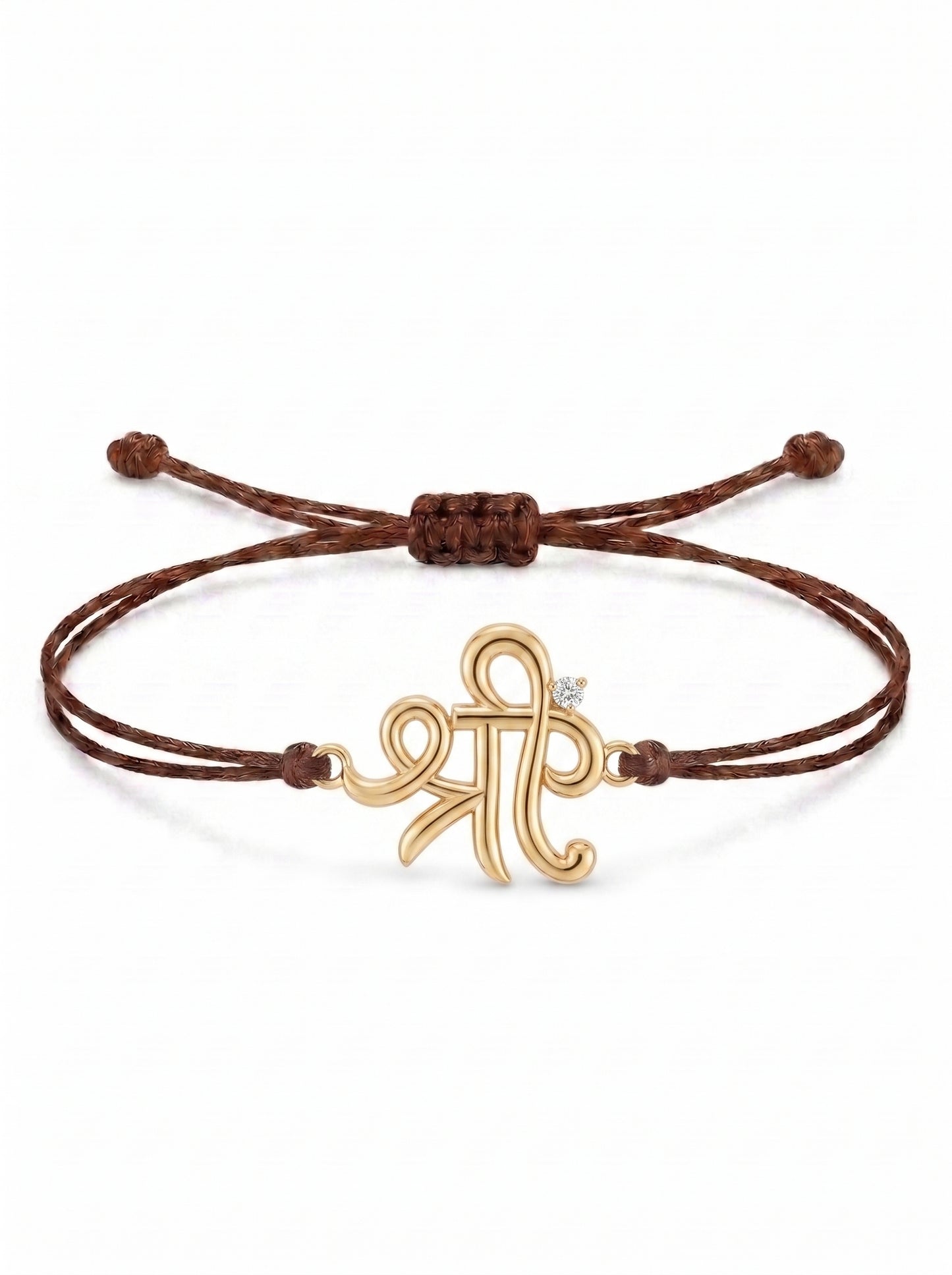 Shree Symbol Charm Cord Bracelet