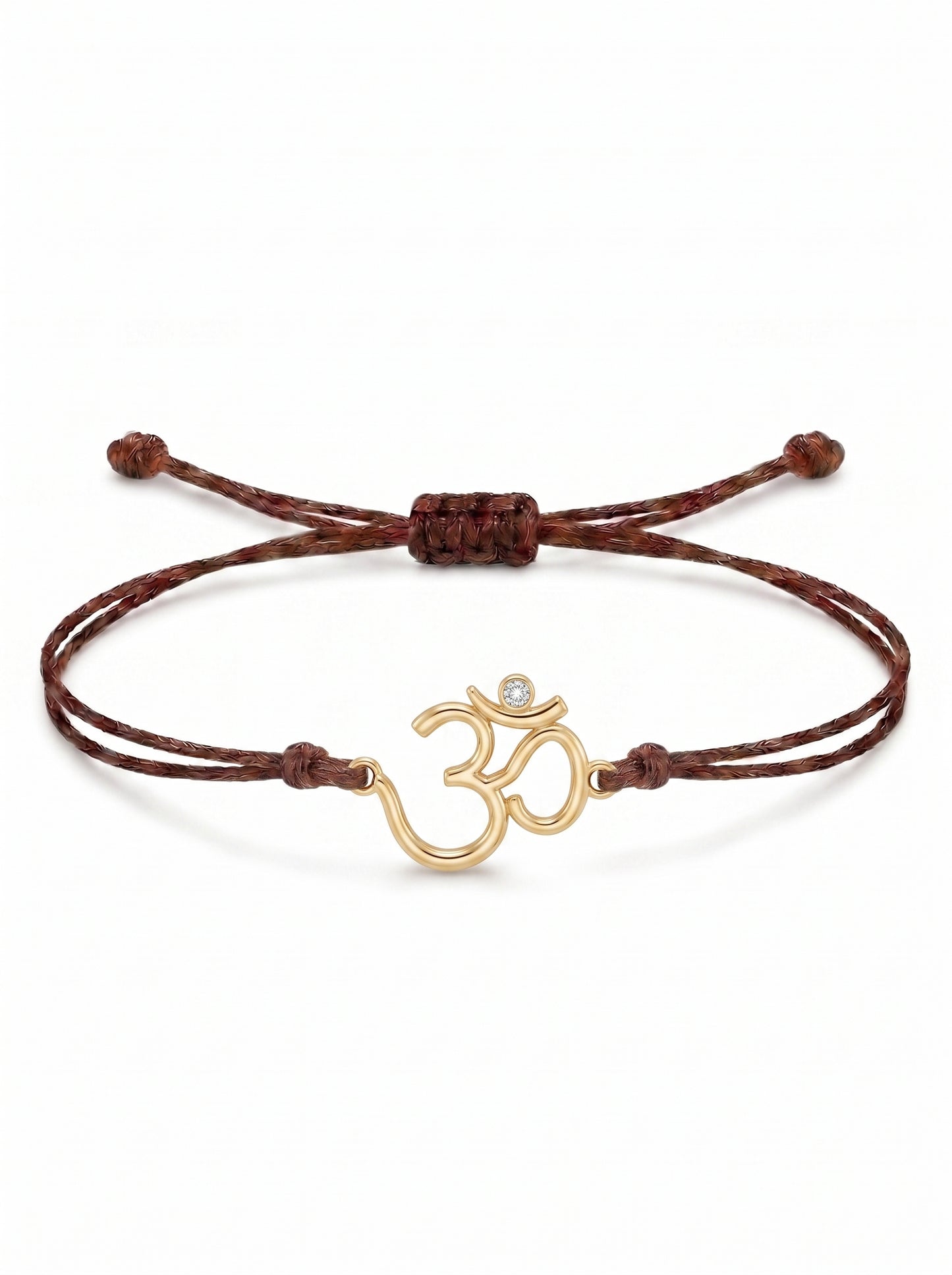 Om Divine Charm Cord Bracelet