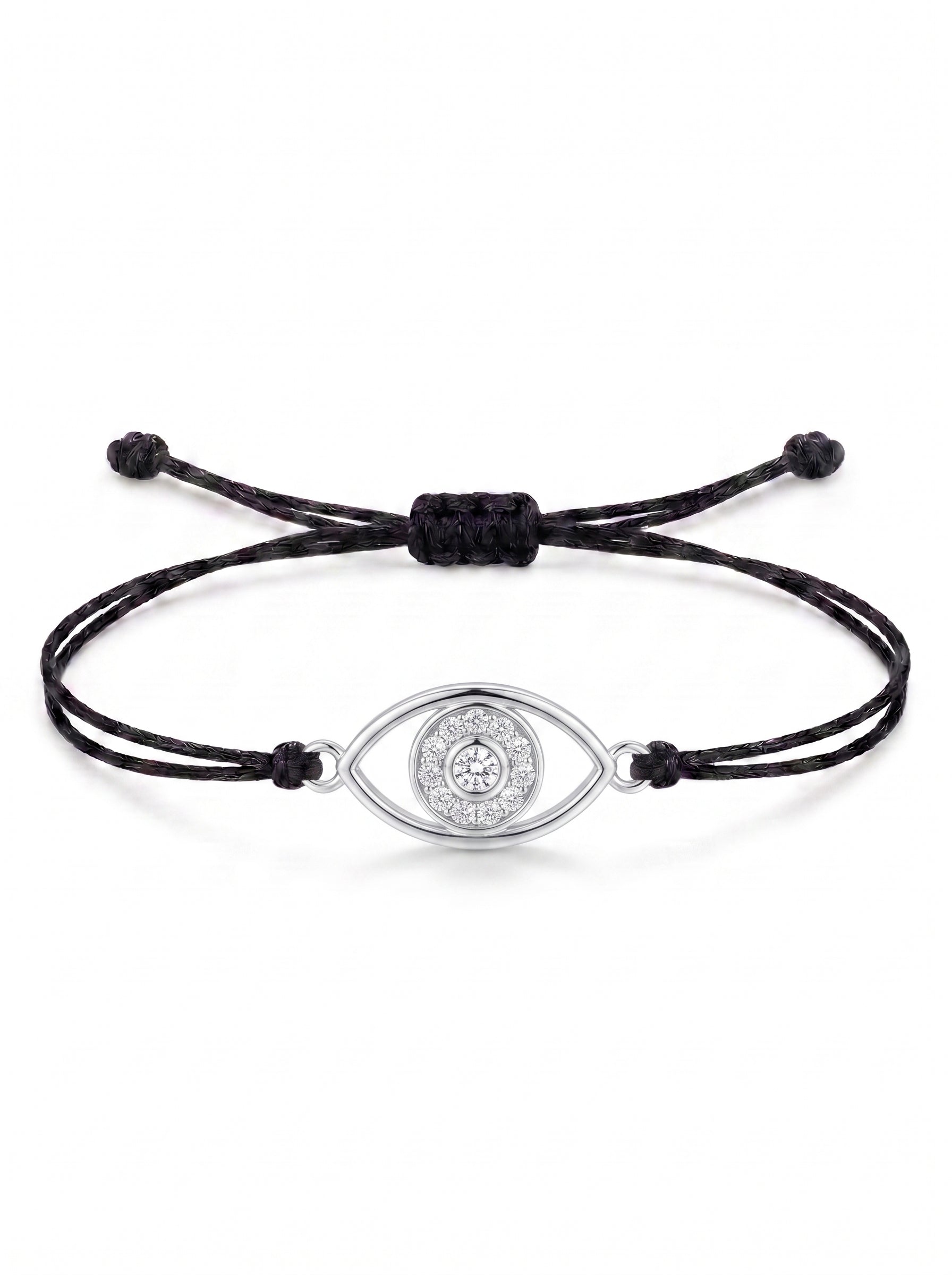 Evil Eye Charm Cord Bracelet