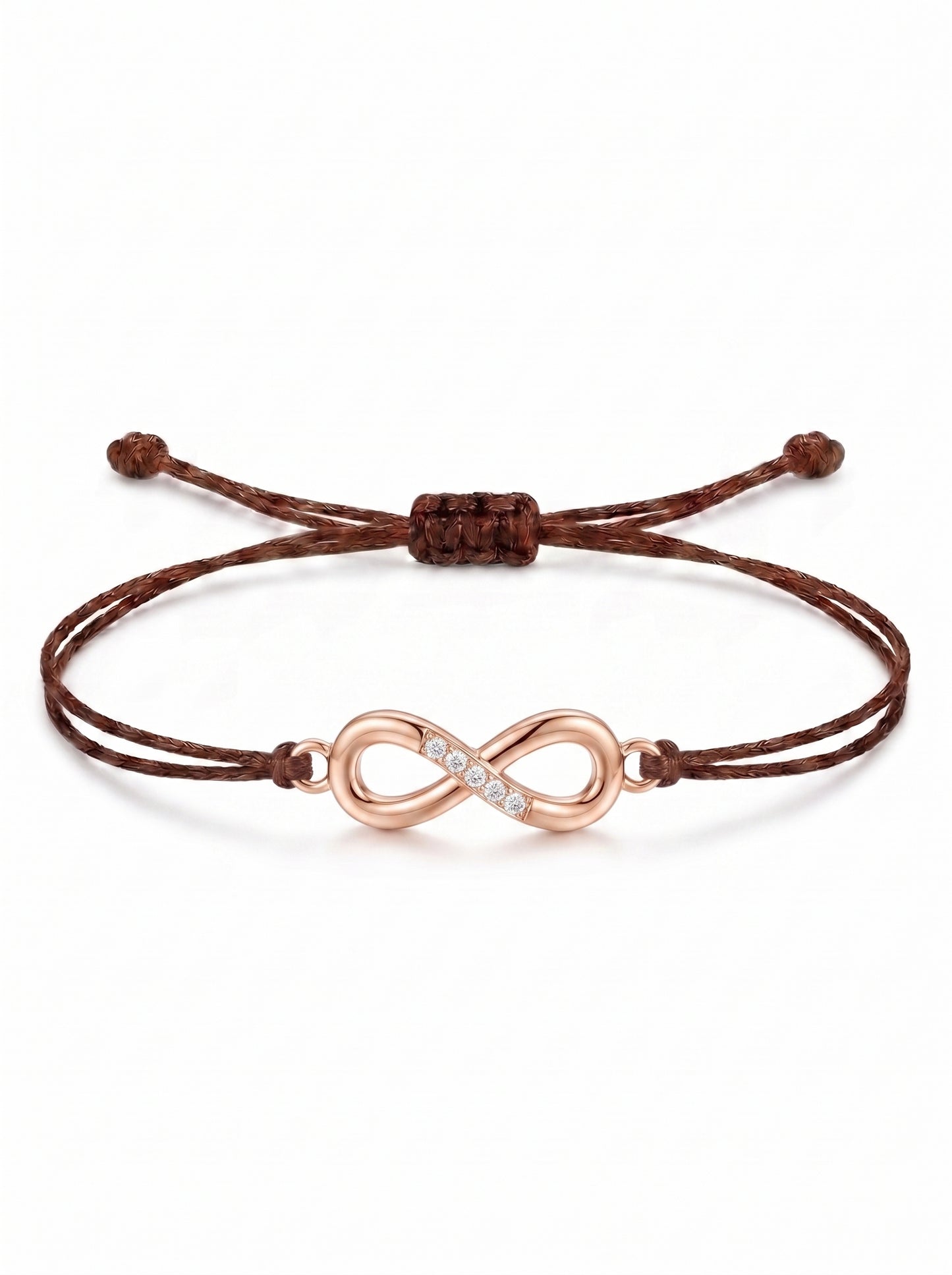 Infinity Charm Cord Bracelet