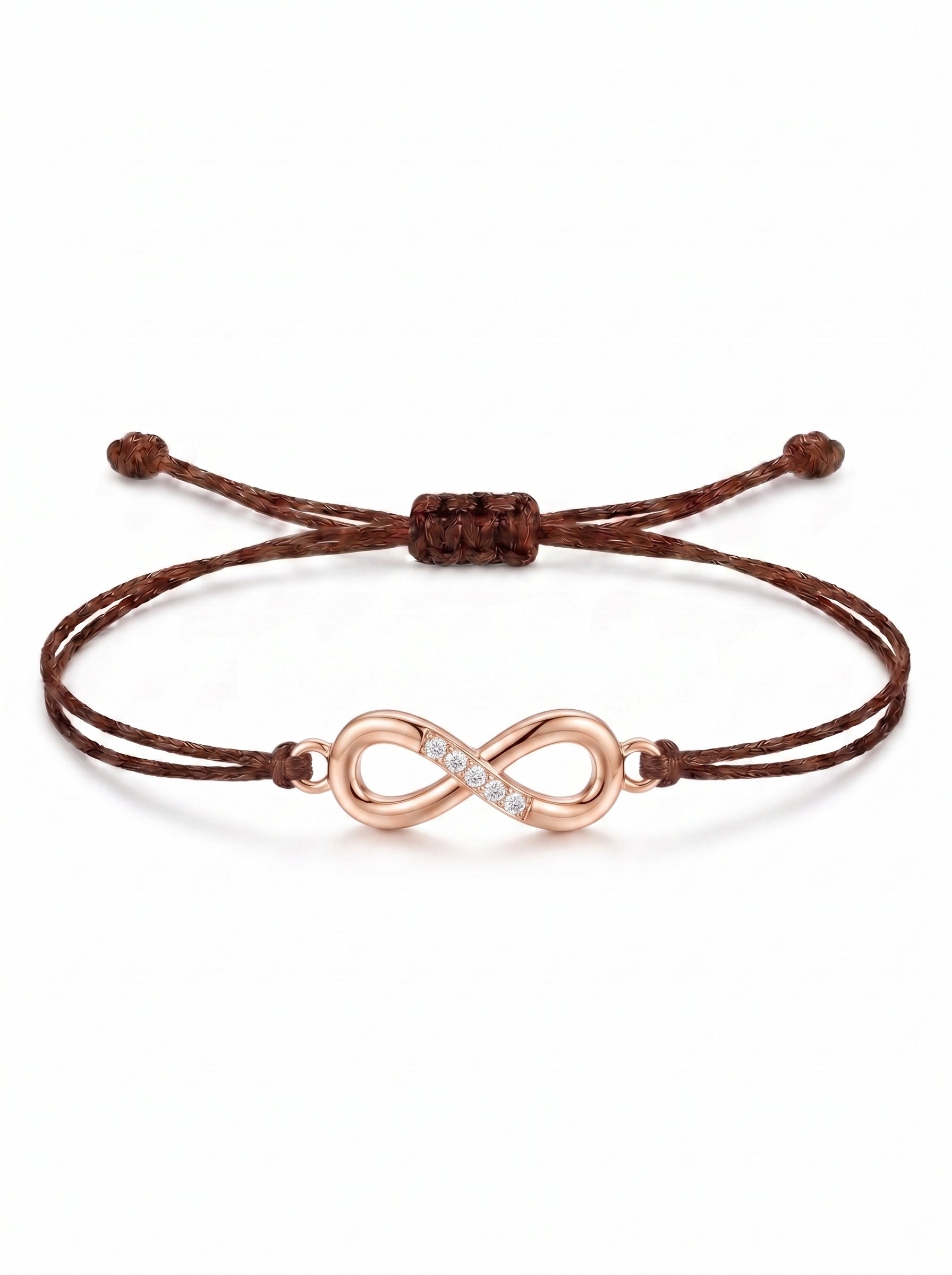 Infinity Charm Cord Bracelet