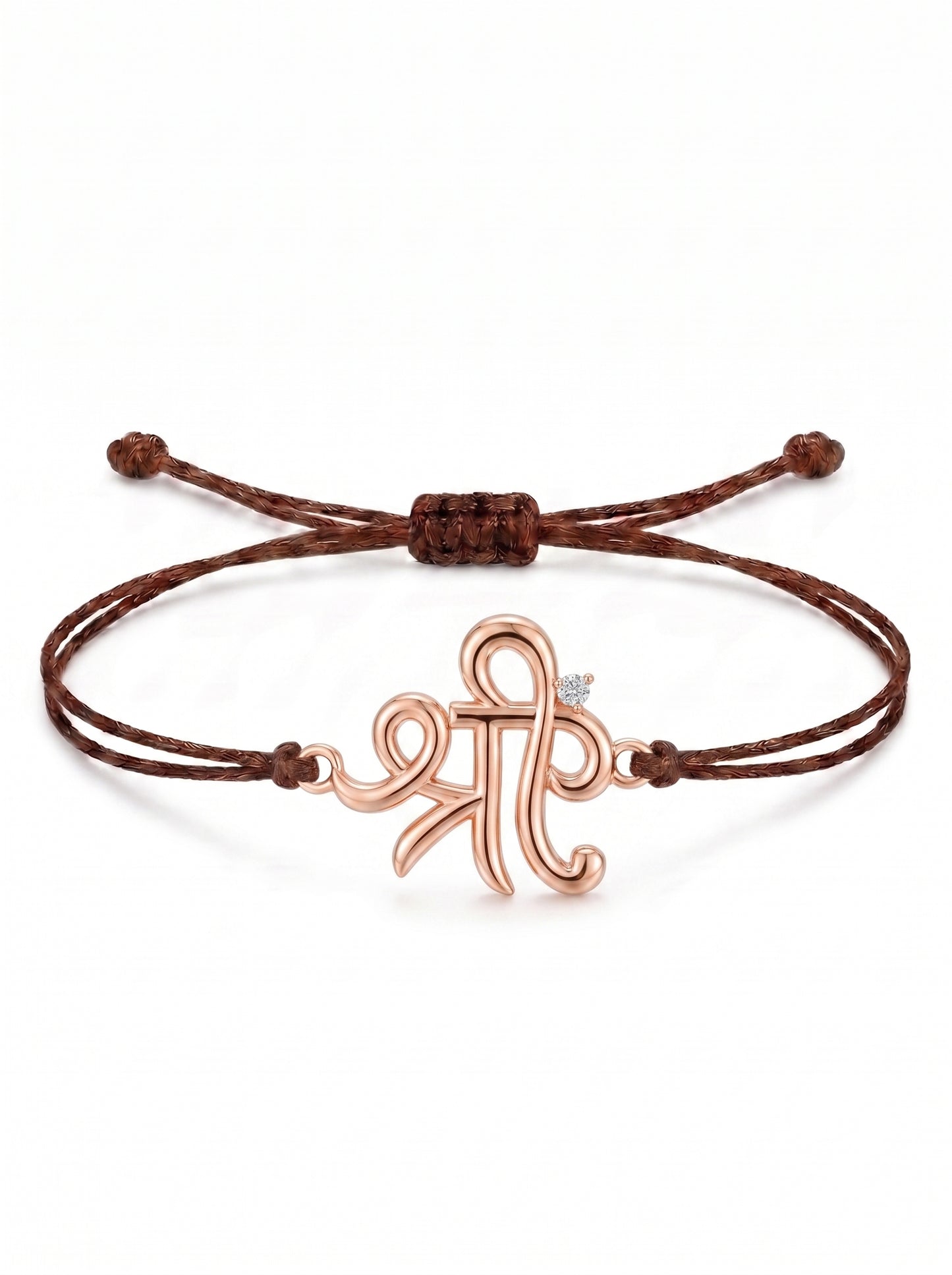 Shree Symbol Charm Cord Bracelet