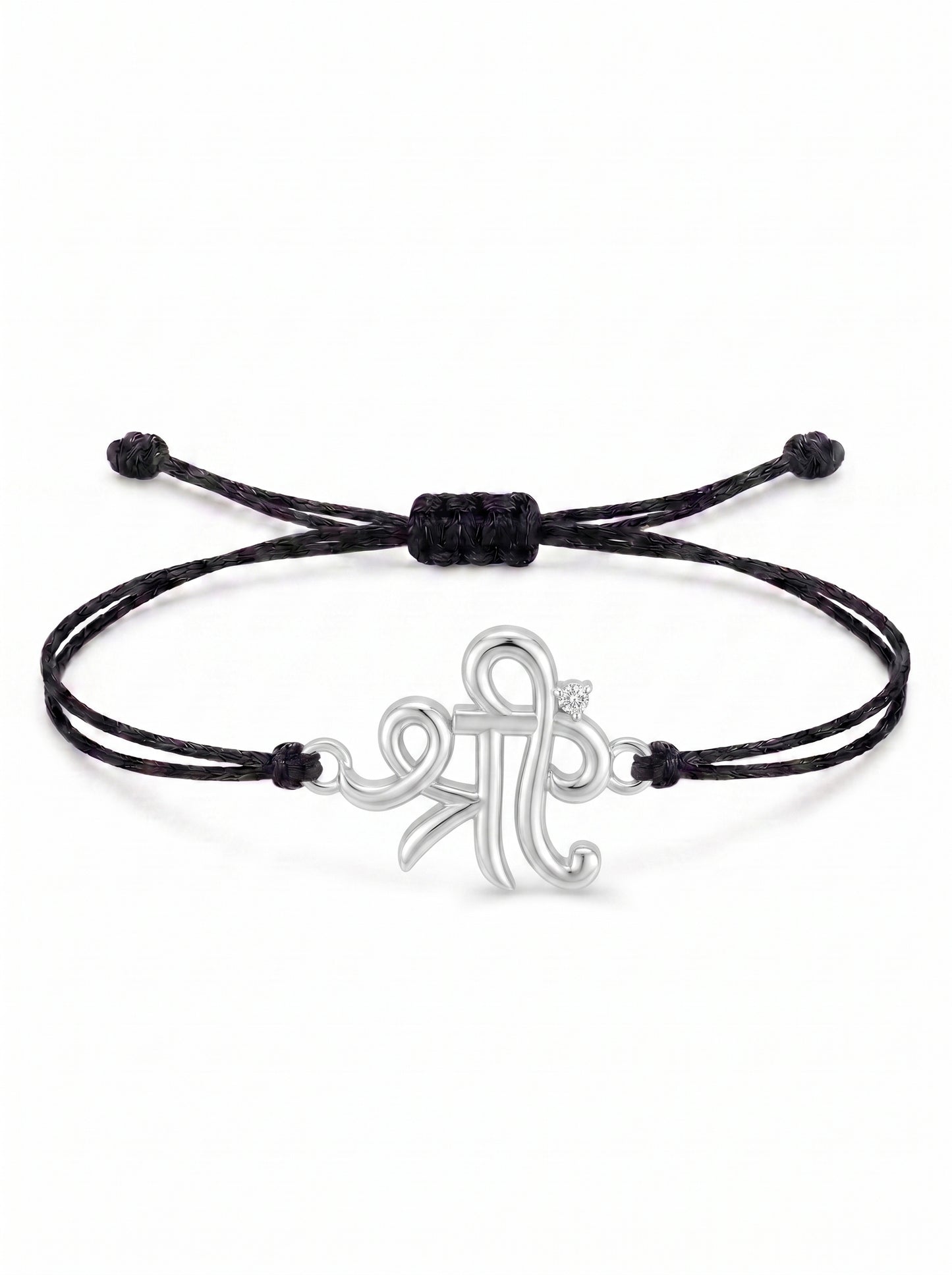 Shree Symbol Charm Cord Bracelet