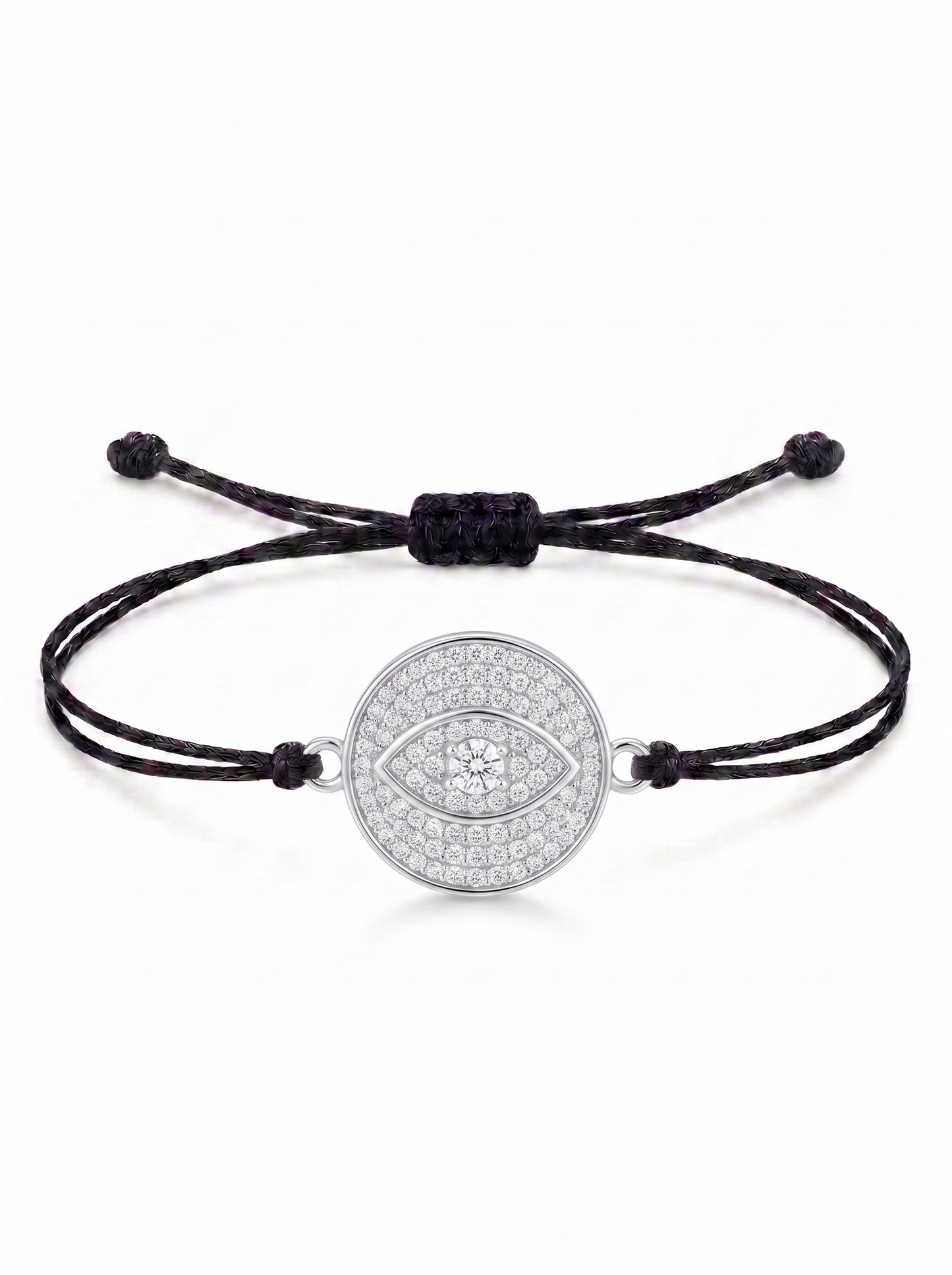 Radiant Eye Charm Cord Bracelet