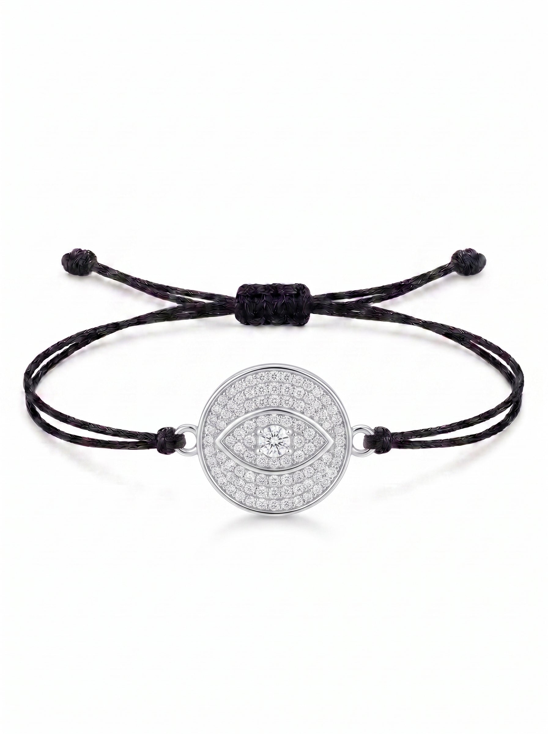 Radiant Eye Charm Cord Bracelet