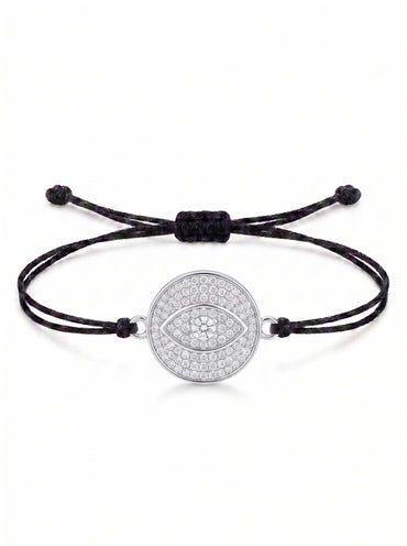 Radiant Eye Charm Cord Bracelet