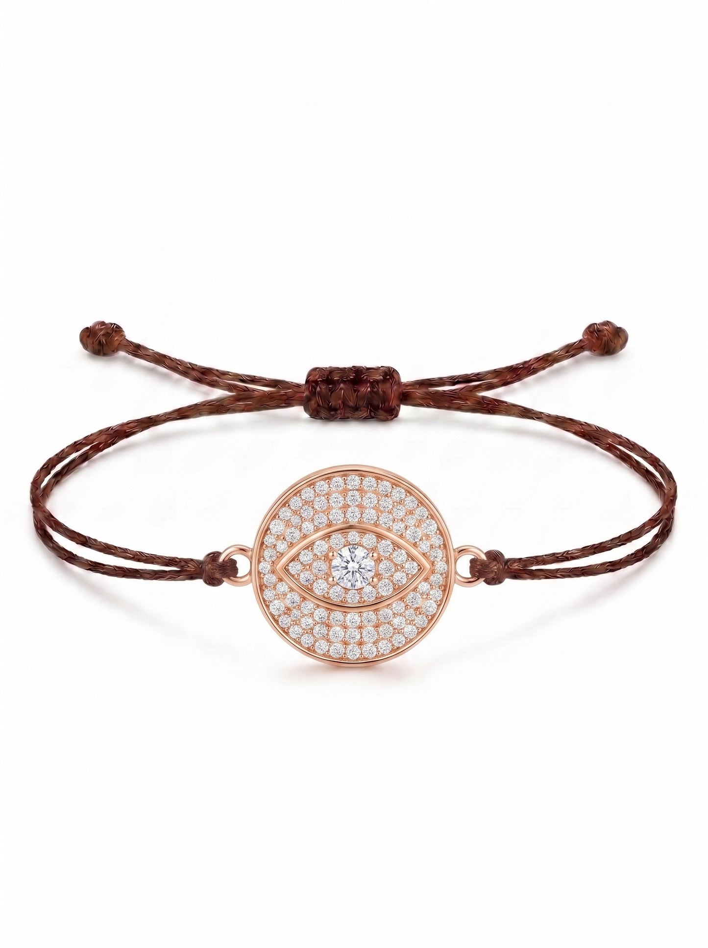 Radiant Eye Charm Cord Bracelet
