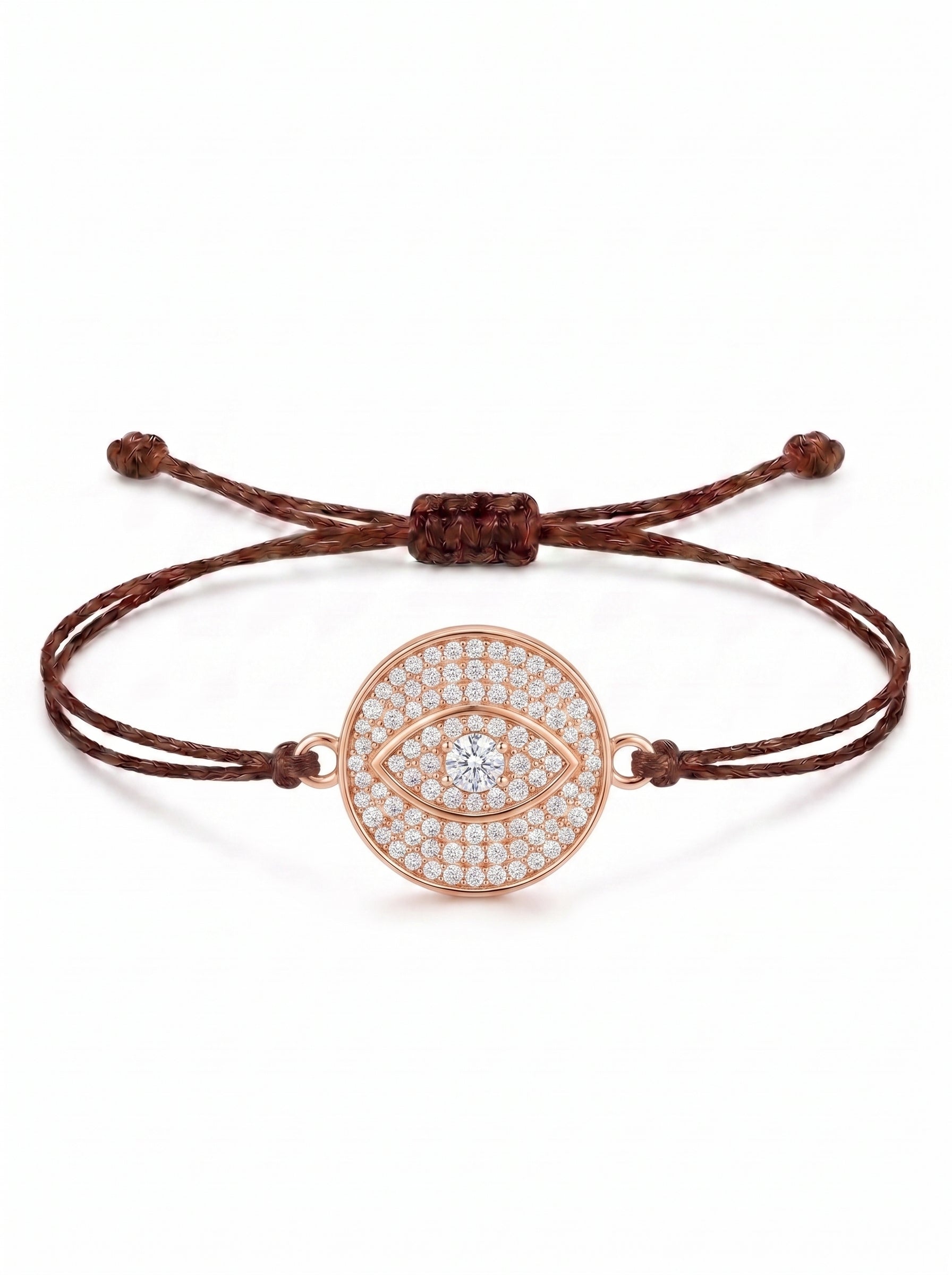 Radiant Eye Charm Cord Bracelet