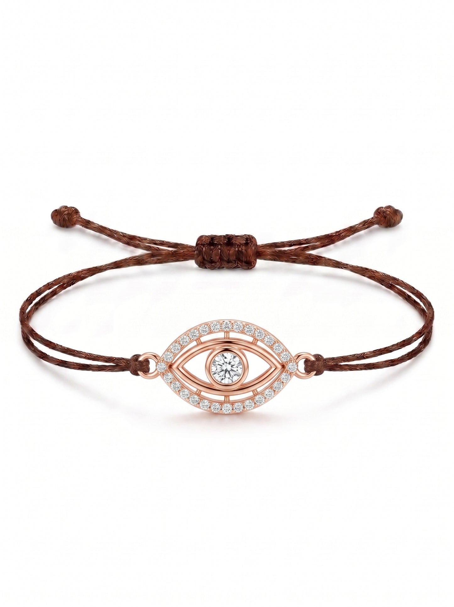 Protective Eye Charm Cord Bracelet