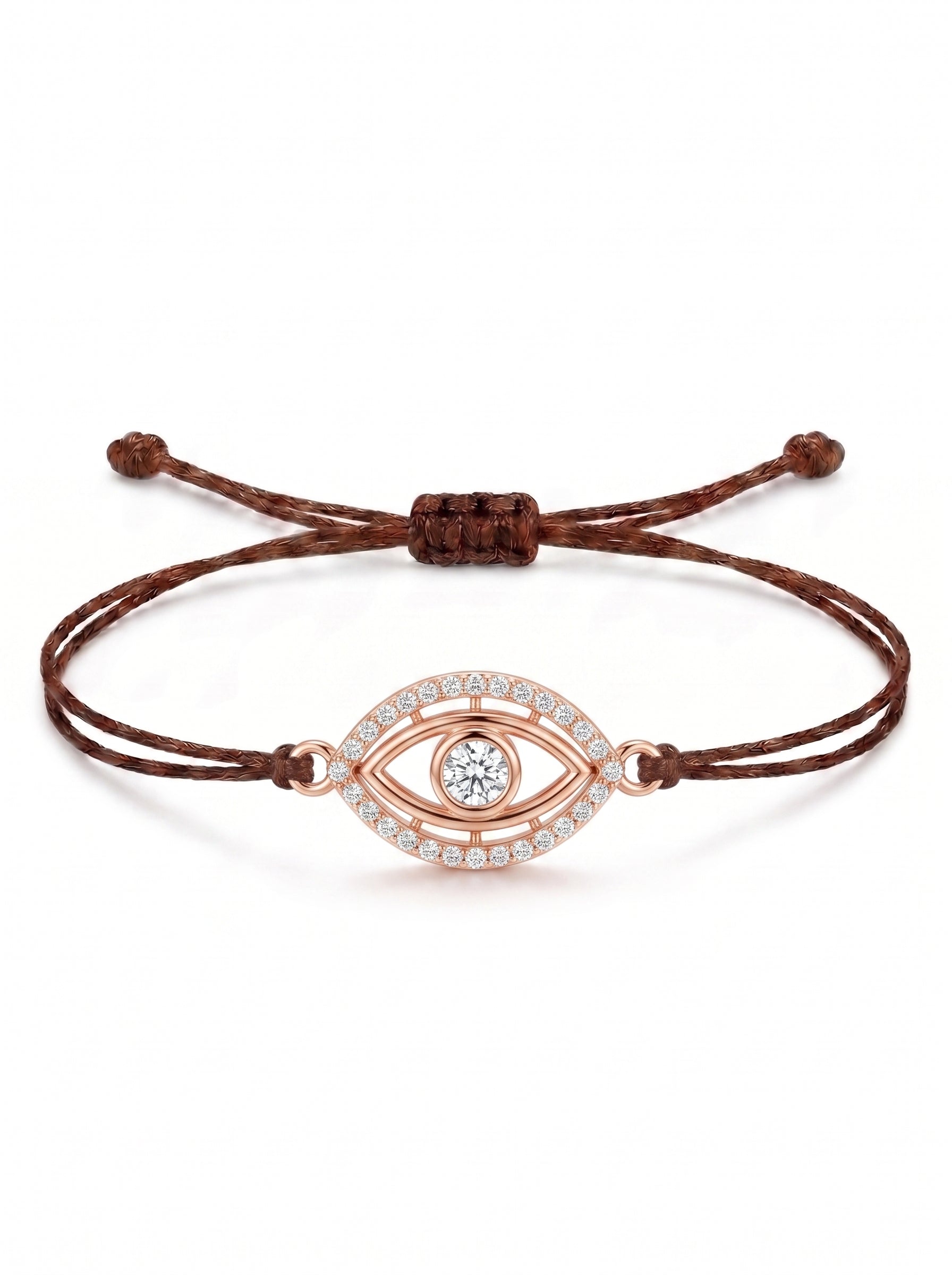 Protective Eye Charm Cord Bracelet