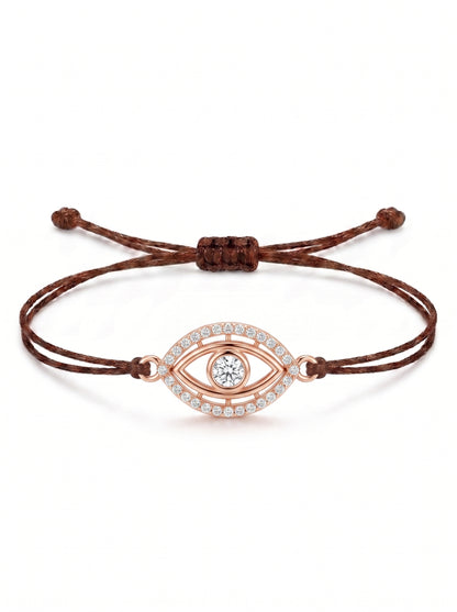 Protective Eye Charm Cord Bracelet