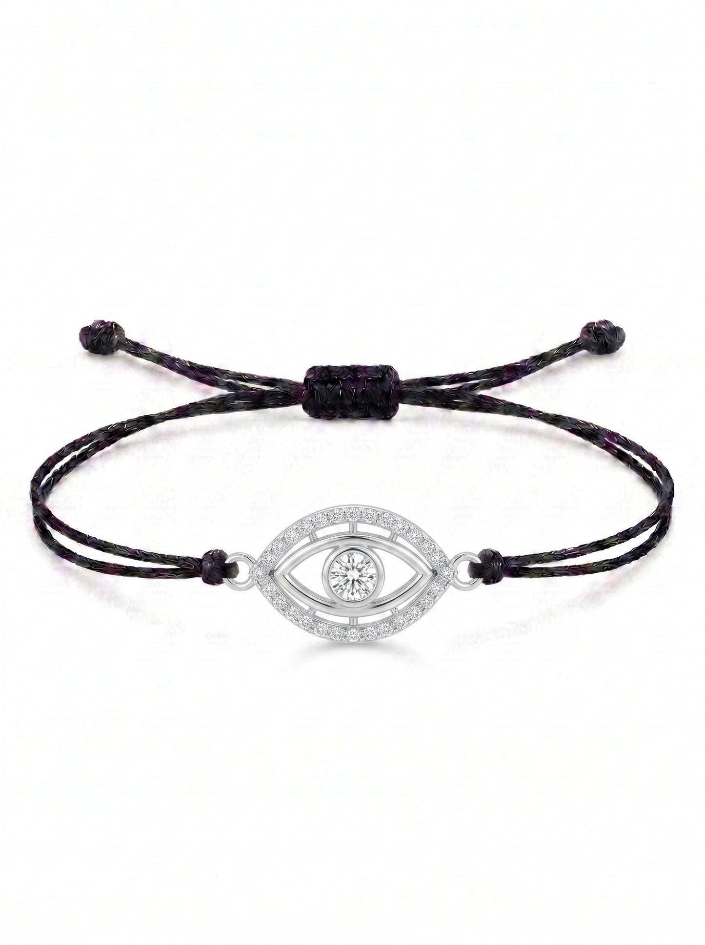 Protective Eye Charm Cord Bracelet
