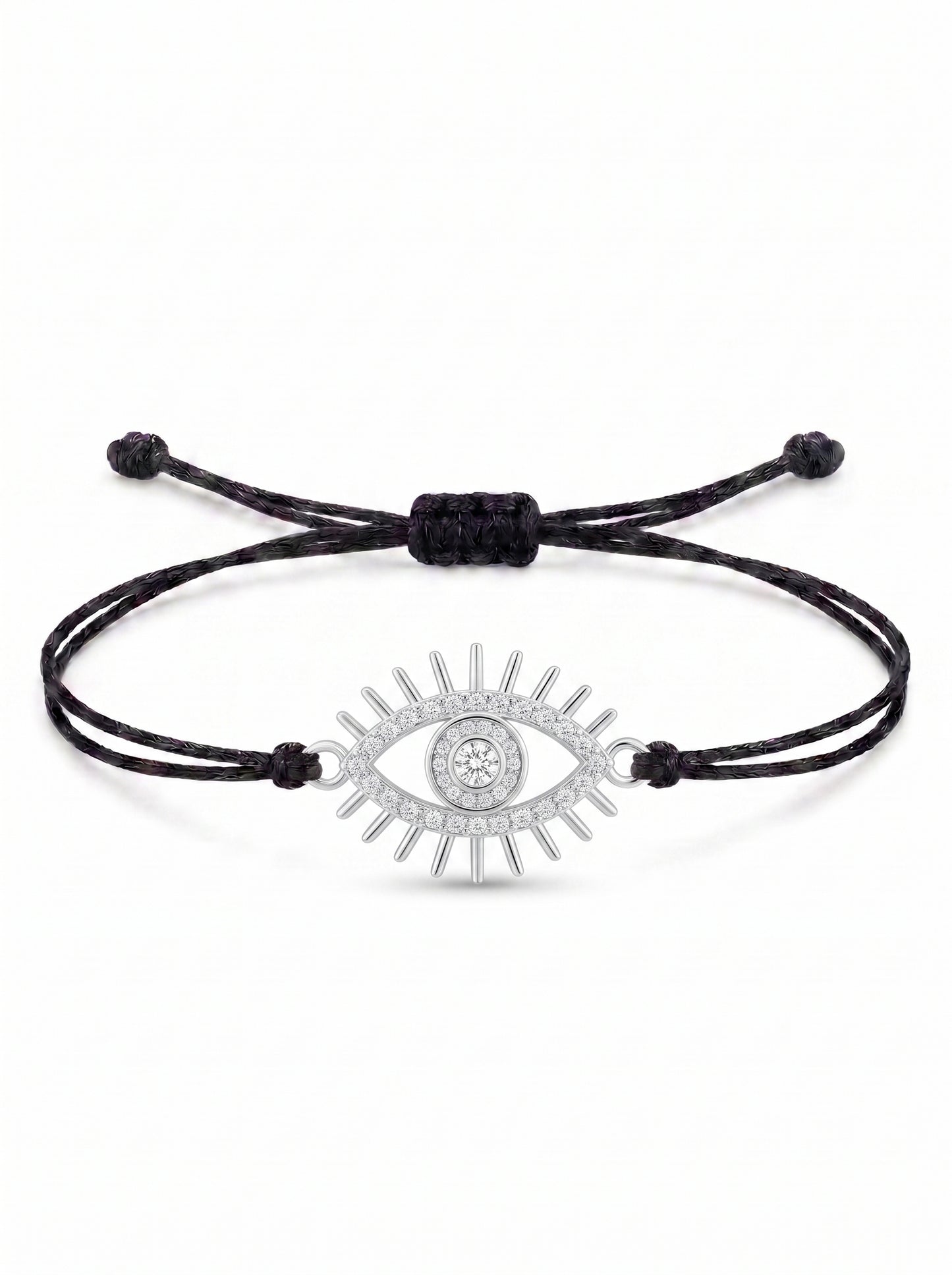 Eye Charm Cord Bracelet