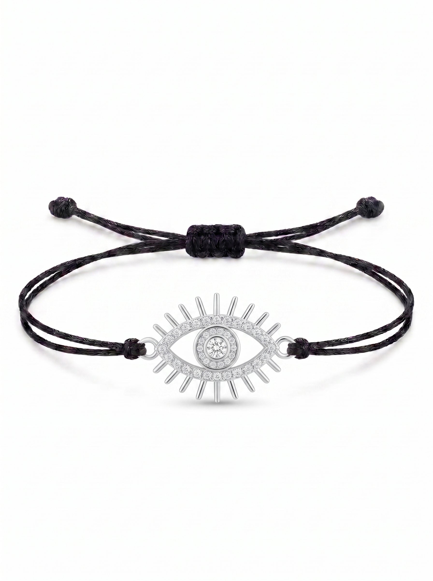Eye Charm Cord Bracelet