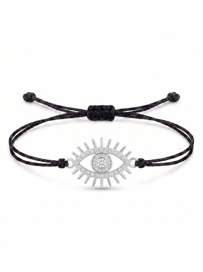 Eye Charm Cord Bracelet