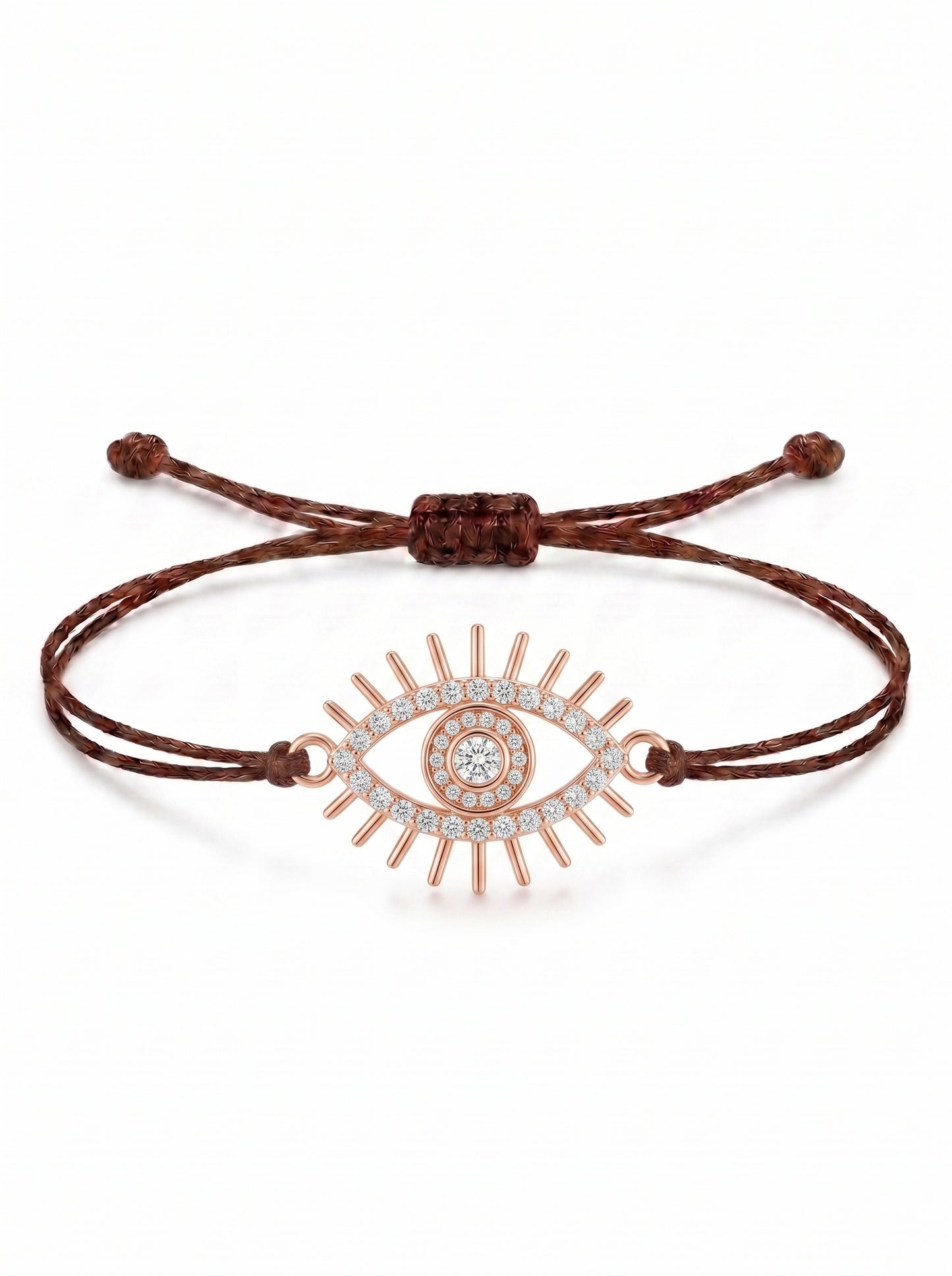 Eye Charm Cord Bracelet