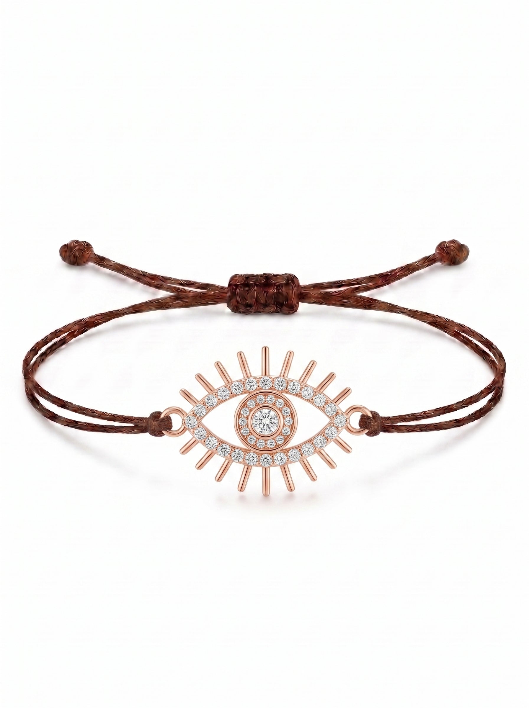 Eye Charm Cord Bracelet