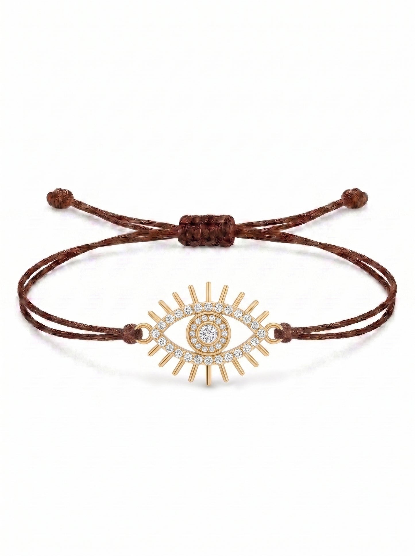Eye Charm Cord Bracelet