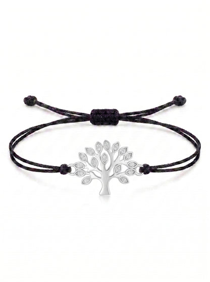 Tree of Life Charm Cord Bracelet