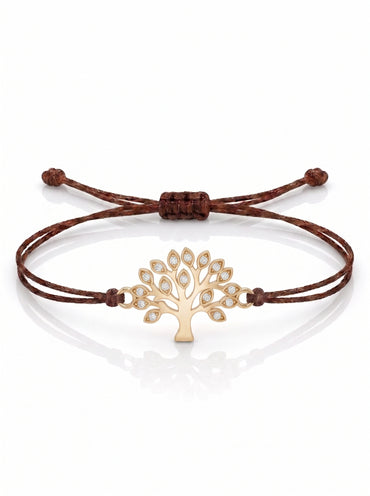 Tree of Life Charm Cord Bracelet
